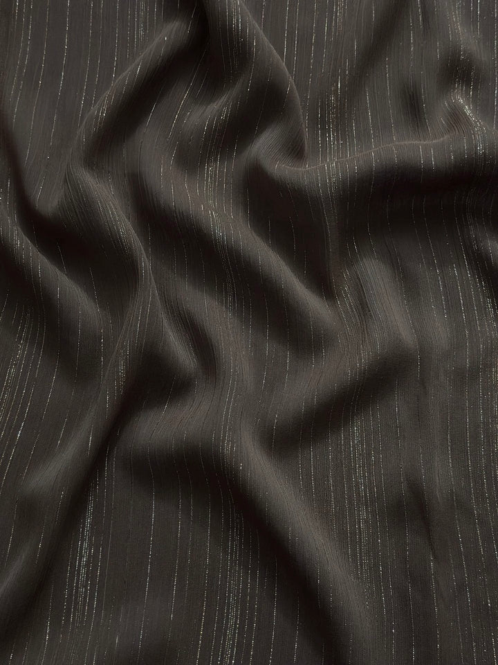 Celestial Georgette - Charcoal